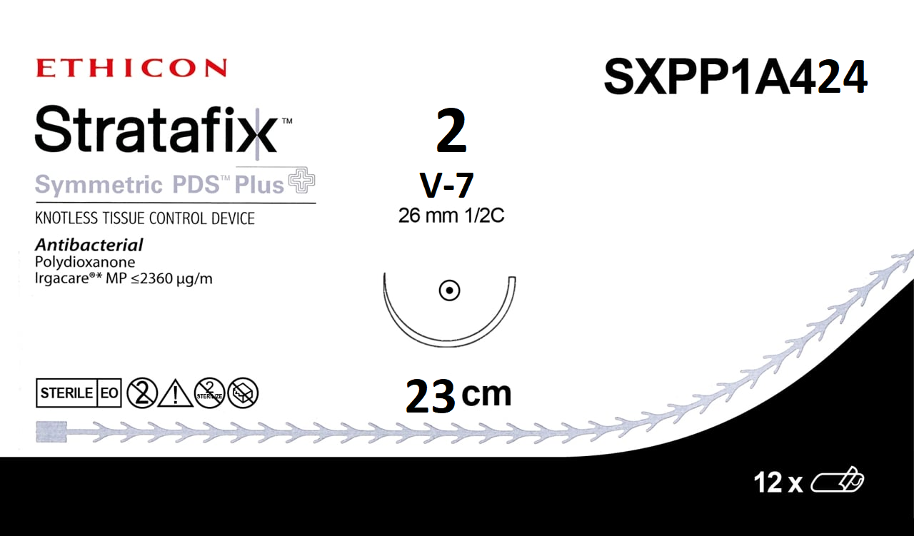2-0 23CM STRATAFIX Symmetric PDS Plus, V7, 12/bx (Continental US Only)
