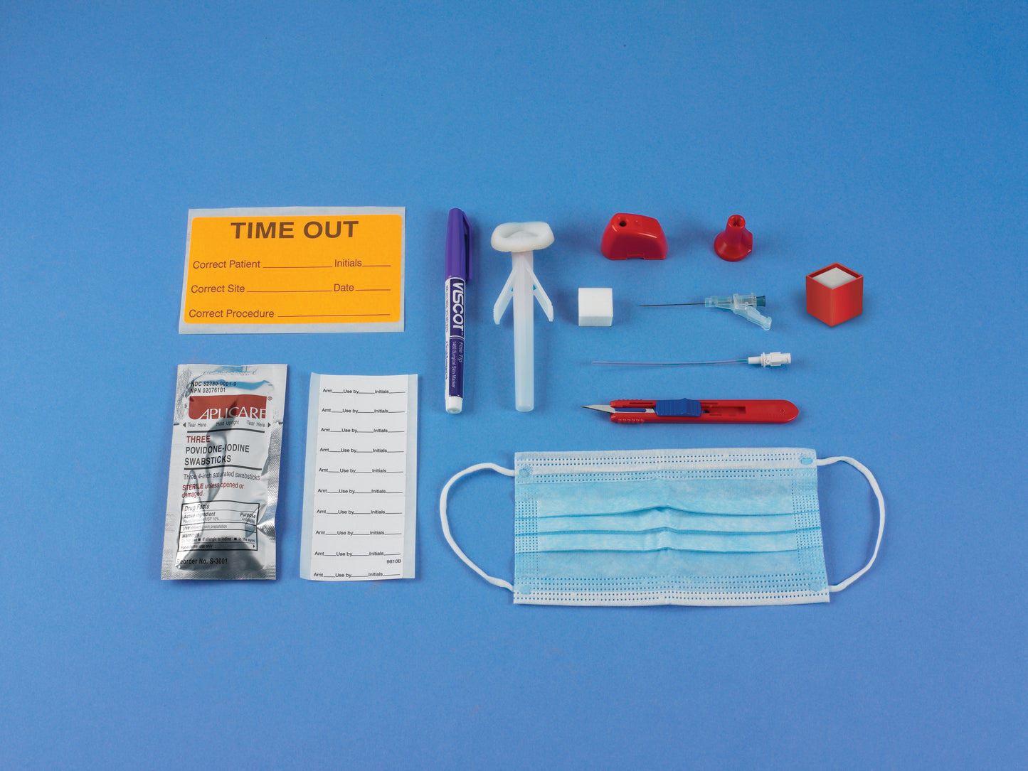 Bone Marrow Biopsy Tray, Sterile, Includes: I-Style 15G Aspiration Needle, 1 Luer Lock Adapter, 10 Microscope Slides, 1 Amber Specimen Vial, 2 EDTA Specimen Tubes, 1 Stirring Rod, 5 Gauze Pads & 1 ID Label, 10/cs (Short-Dated 9 Mos) (US Only)