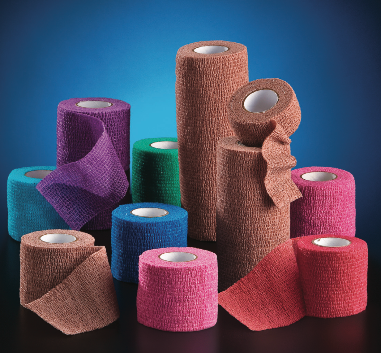 Compression Bandage, Non-Glare, 6" x 5 yds, Beige, Non-Sterile, Latex-Free, Individually Wrapped, 1 dz/bx, 4 bx/cs