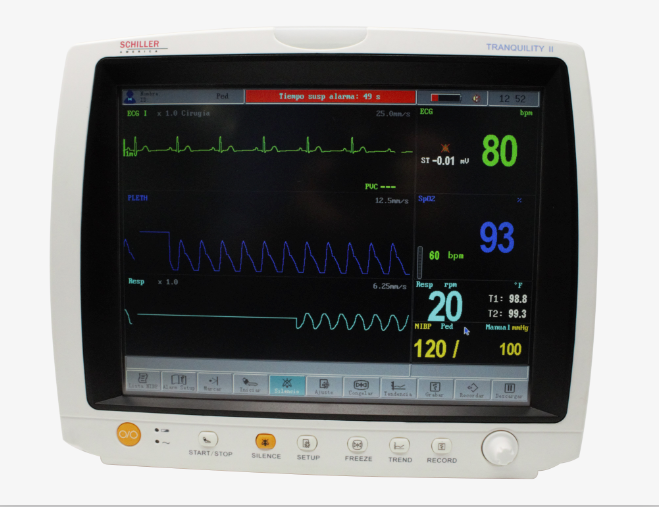 Tranquility II, 12.1 inch TOUCHSCREEN Multiparameter Patient Monitor, w/ ISA Side Stream Analyzer, CO2, O2, N2O, 5AA, AA ID, With Built In Printer! (Not Available for Sale into Canada) (DROP SHIP ONLY) ($100 Minimum Order Requirement or customer will be charged $30 min order fee)