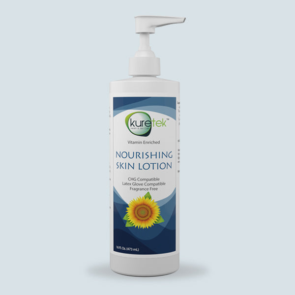 Nourishing Skin Lotion, CHG Compatible, 16 oz Bottle, Pump, 12 btl/cs