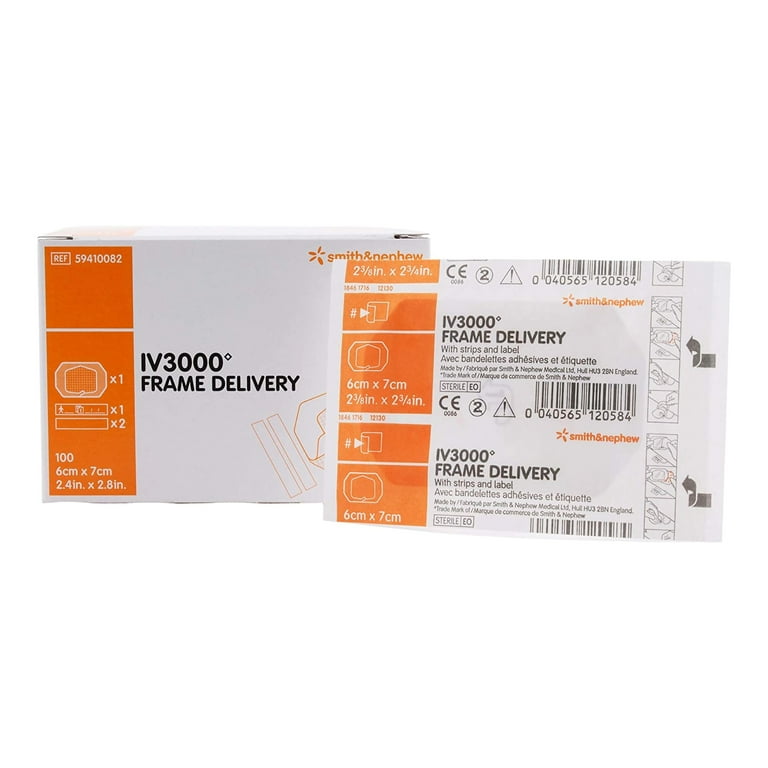 IV Frame Dressing, 2.38" x 2_", 100/bx, 10 bx/cs (US Only)
