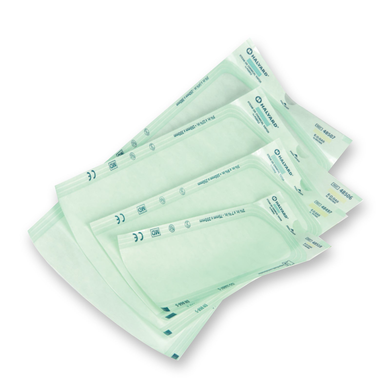 Sterilization Pouch, Heat Seal Paper, 3_ " x 9_ ", 100mm x 250mm, Flat Pack, STEAM/EO, 250/bx, 8 bx/cs (US Only)