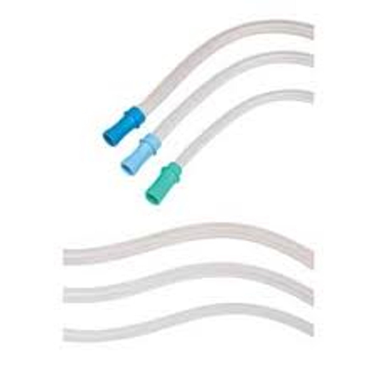 Suction Tubing, 6.4mm ID x 1.8m Long with Male Connector, 50/cs