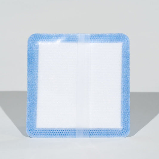 Super Absorbent Dressing, Adherent, 5" x 5", 50/bx