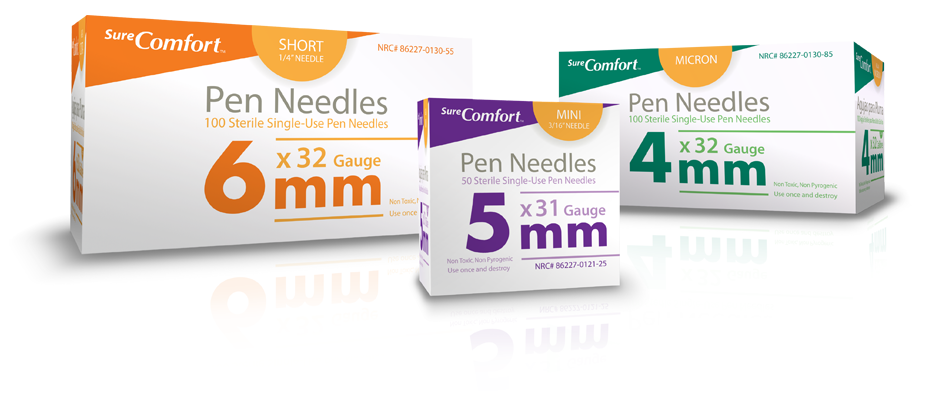 Pen Needles, 31Gx5mm (3/16") , 100/bx 12bx/cs, 6cs/ct