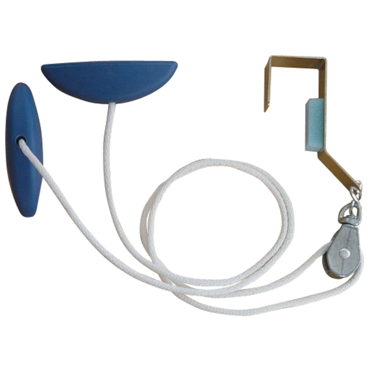 Shoulder Pulley with Metal Door Bracket & Molded Rubber Handle (023038)