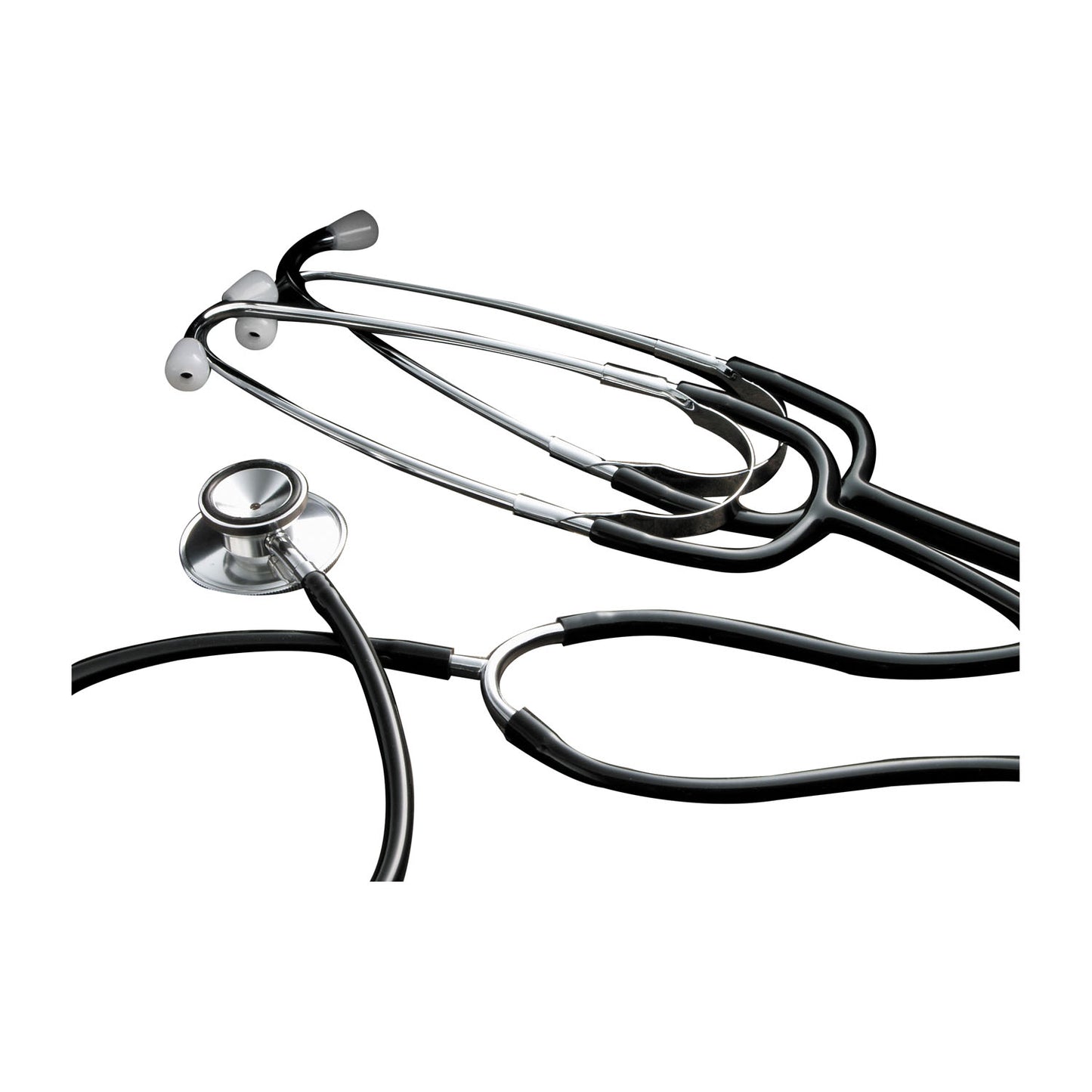 Teaching Dual Head Stethoscope, Aluminum, Black, 2HD, 22", ea