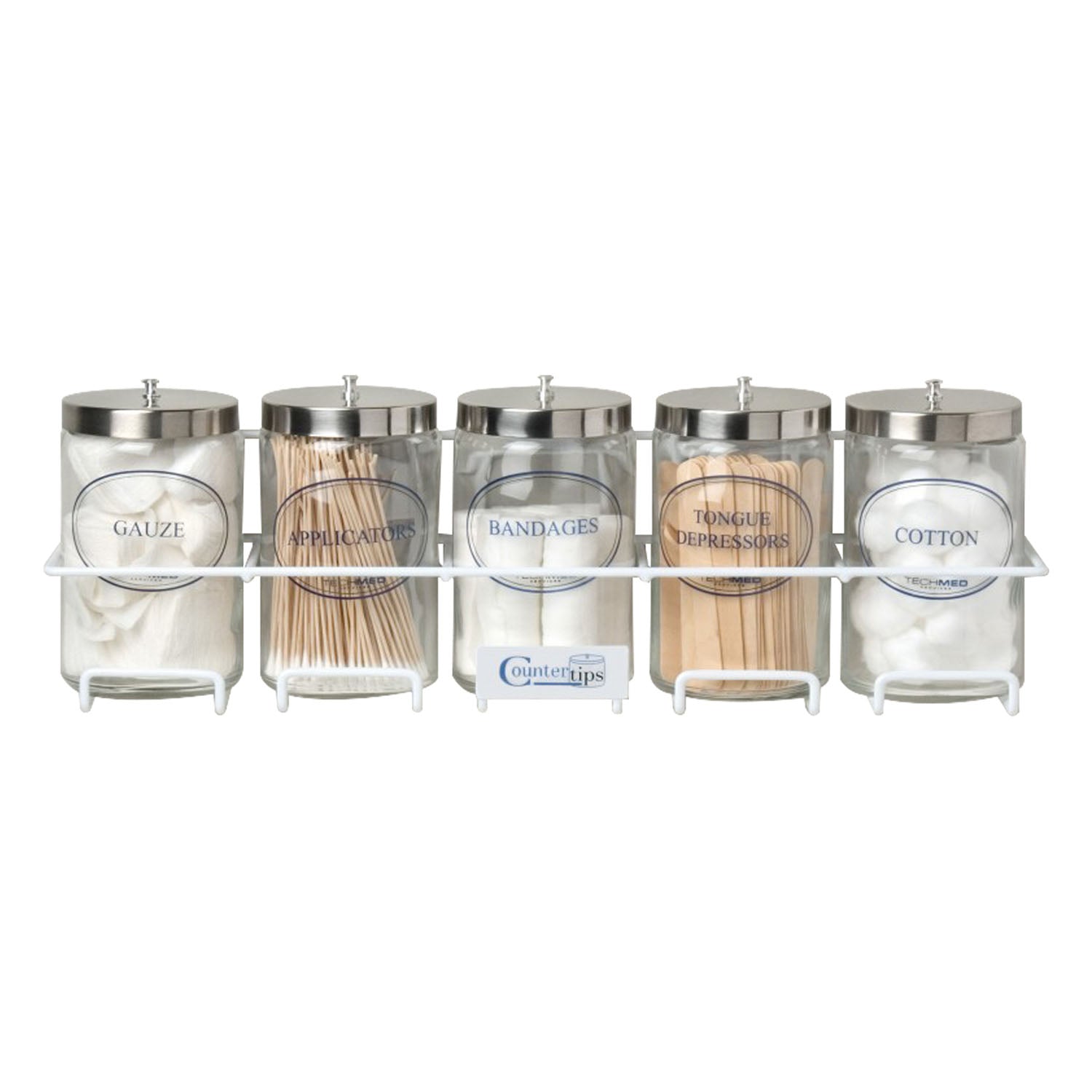 CounterTips 5 ct Sundry Jar Rack, 23" W