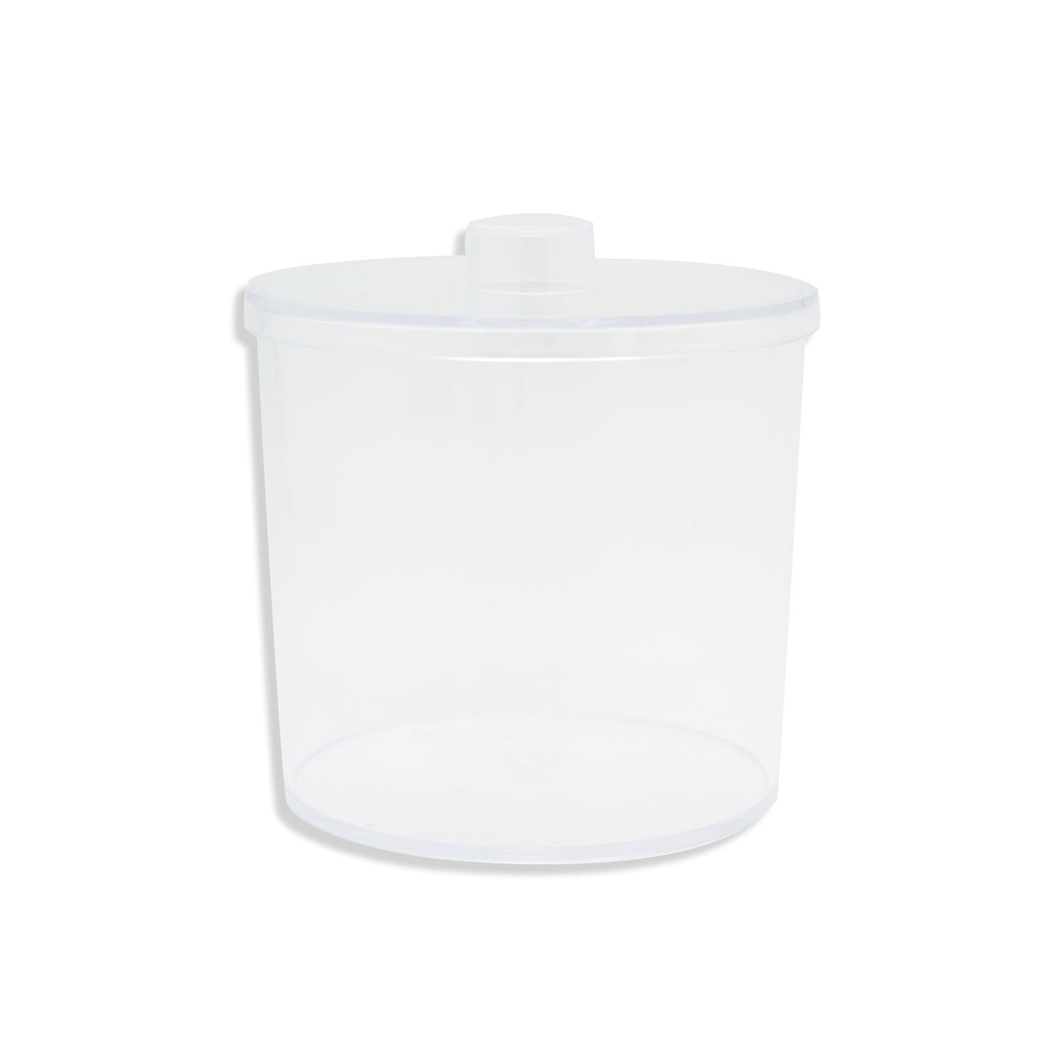 Dressing Jar, 4" x 4", Plastic, Clear, 5/cs