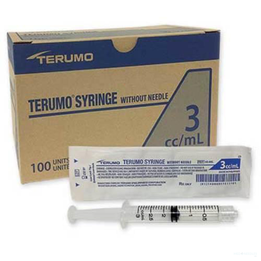 Syringe, 3cc, No Needle, Luer Lock, 100/bx, 10 bx/cs (US Only)