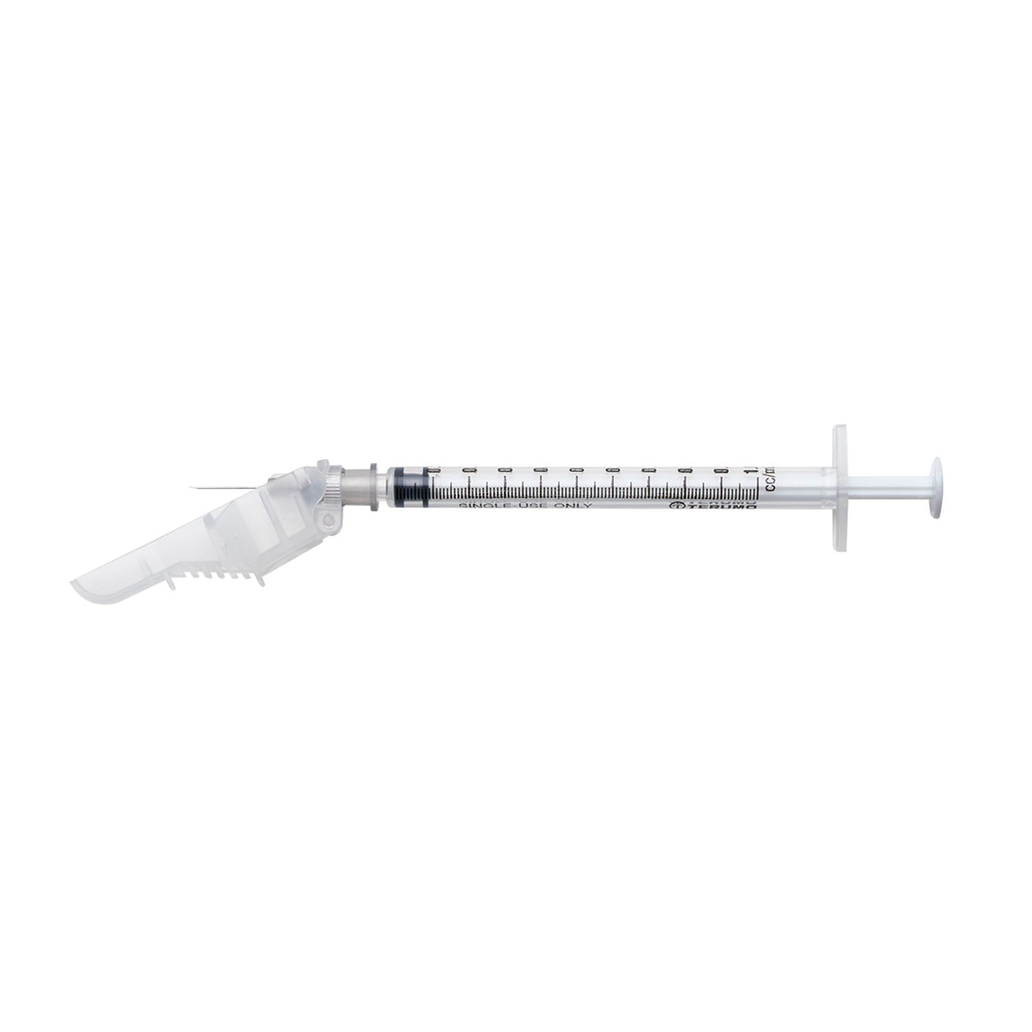 Safety Needle with 1cc Syringe, 27G x _", 100/bx, 4 bx/cs (US Only)