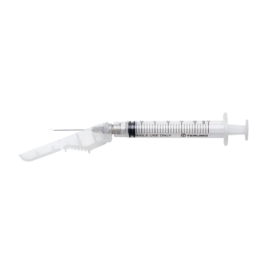 Safety Needle with 3cc Syringe, 22G x 1", 100/bx, 4 bx/cs (US Only)