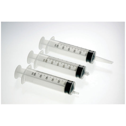Syringe, 60cc, Eccentric Luer Tip, 25/bx, 4 bx/cs (US Only)