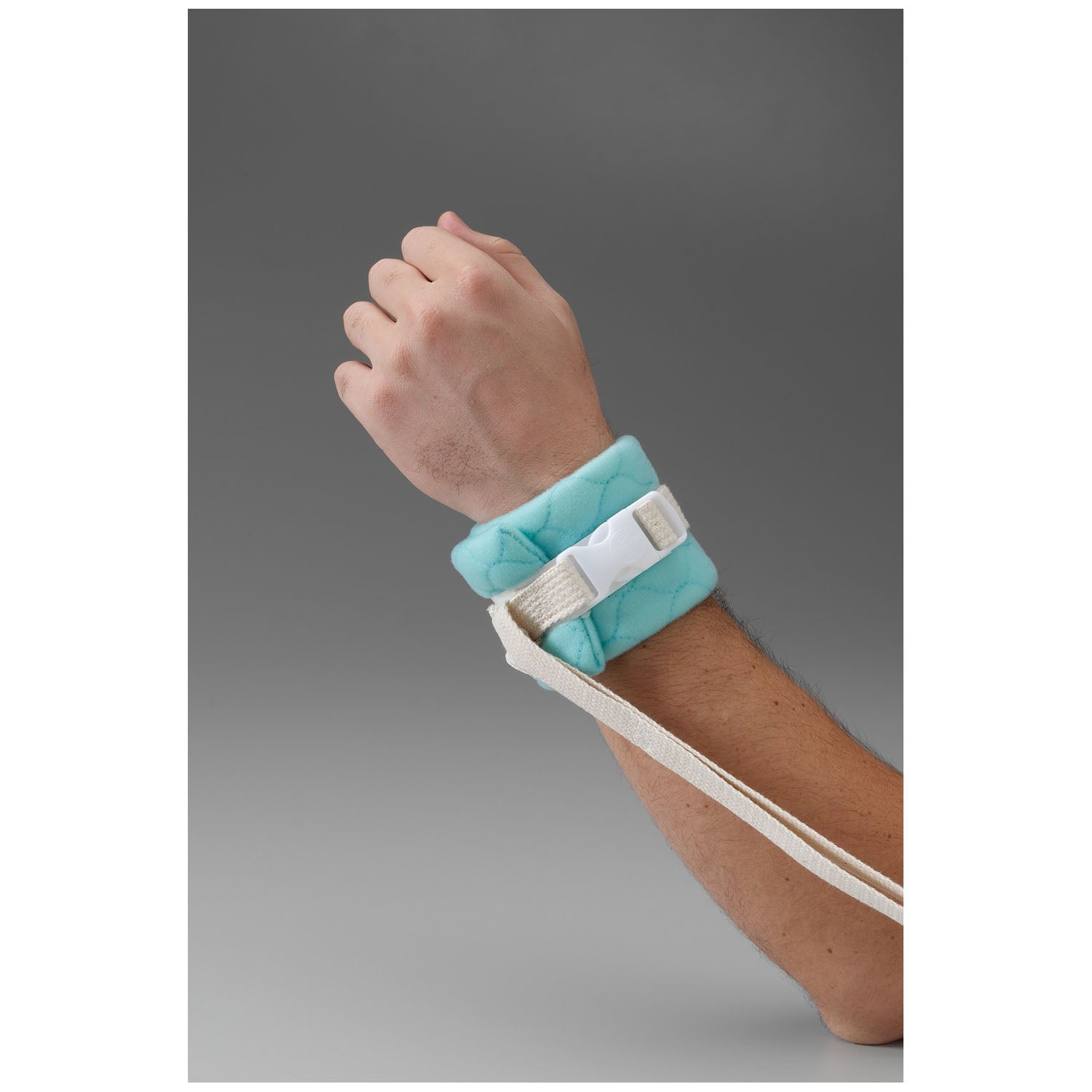 Posey Wrist/Ankle Restraint, One Size Fits Most, Strap Fastening 2-Strap, Machine Washable, Quilted Fabric, Blue (Continental US + HI Only)