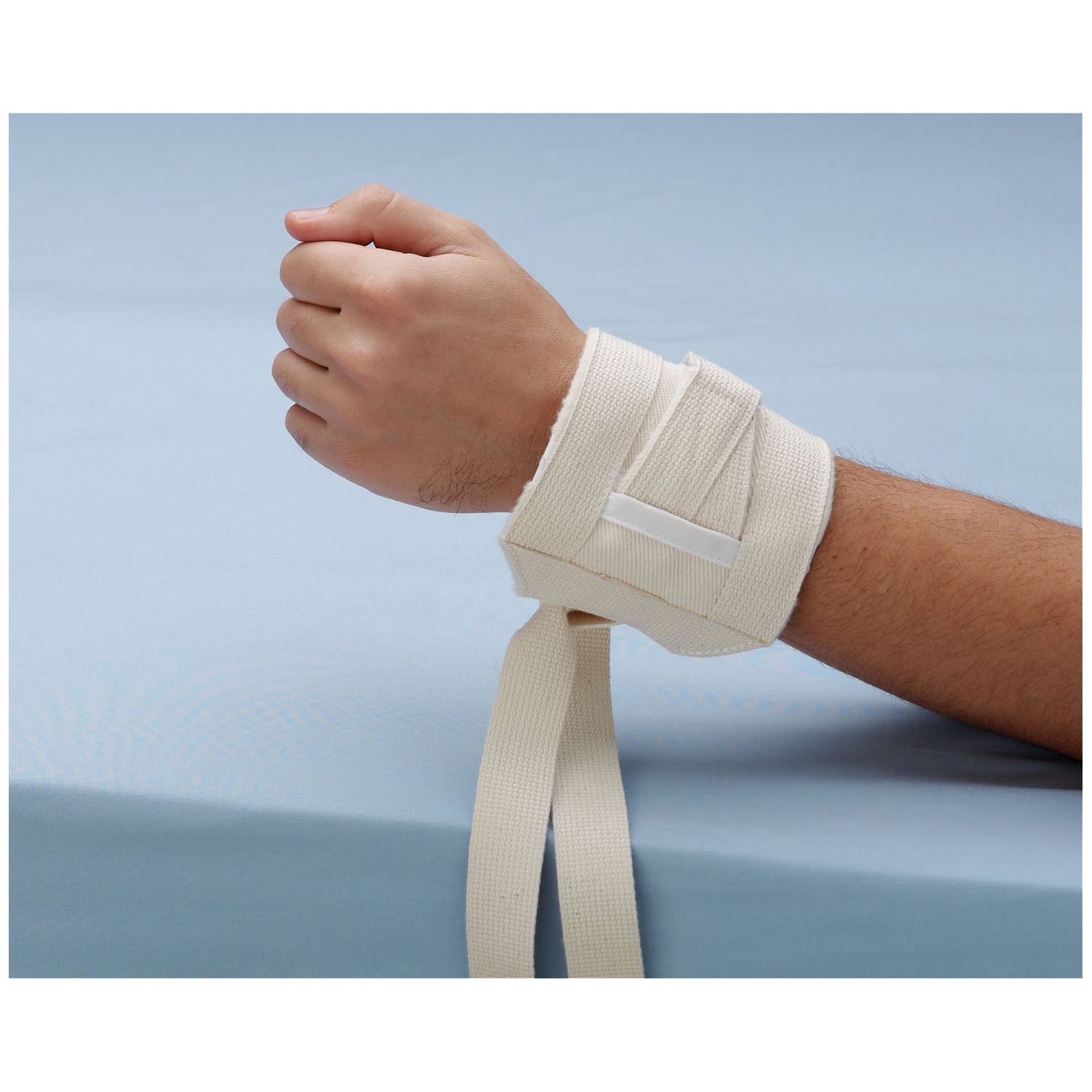 Posey Wrist/Ankle Restraint, One Size Fits Most, Strap Fastening, 1-Strap, Pediatric or Adult, Flannel, Tan (Continental US + HI Only)