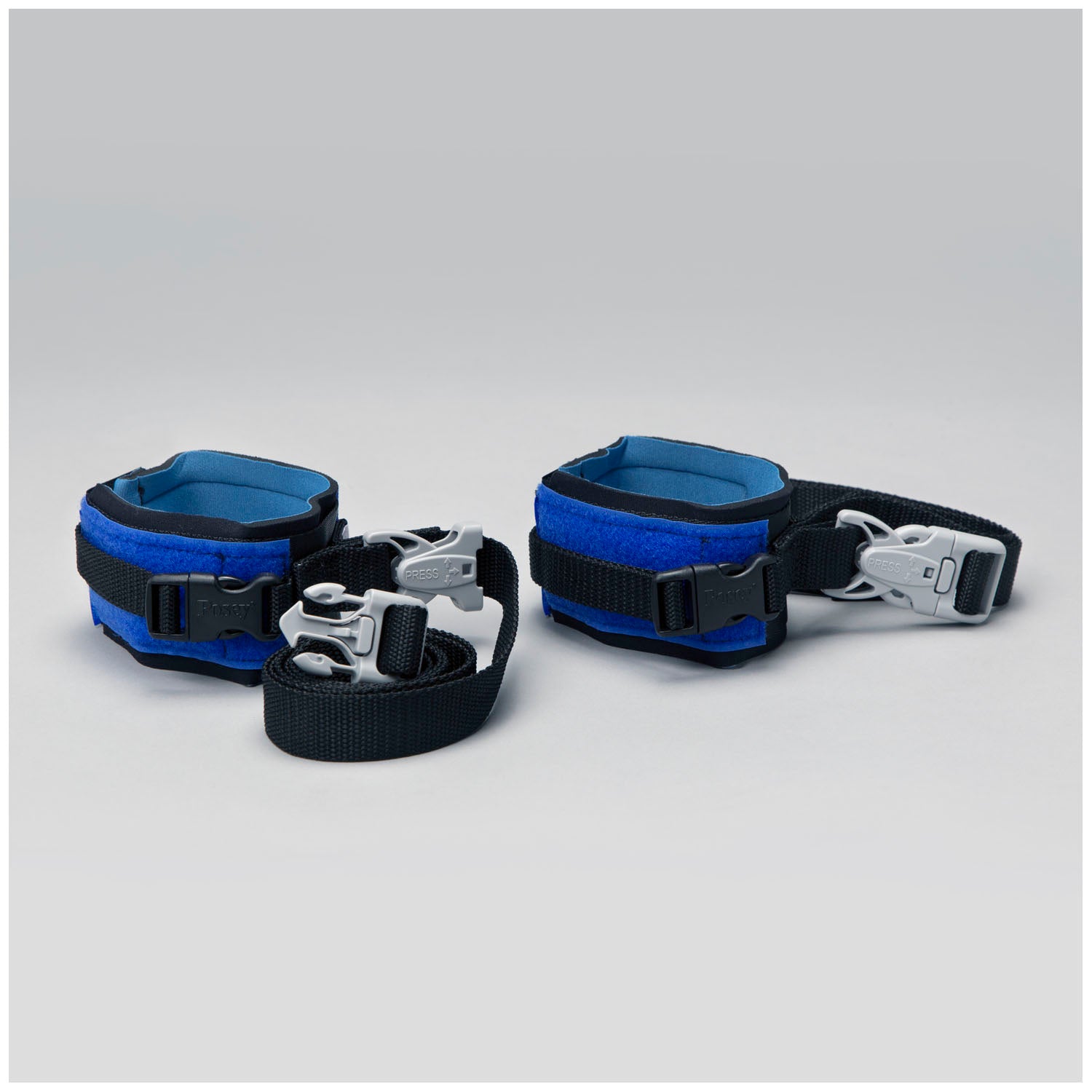 Posey Wrist Restraint, Twice-as-Tough, Universal, Quick Release, Regular, Neoprene, Blue (Continental US + HI Only)