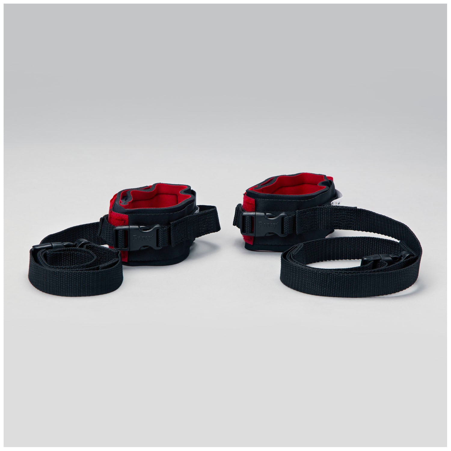 Posey Ankle Restraint, Twice-as-Tough, One Size Fits Most, Quick Release Buckle, 2 Strap, Machine Washable/Sterilizable, Neoprene, Red (Continental US + HI Only)