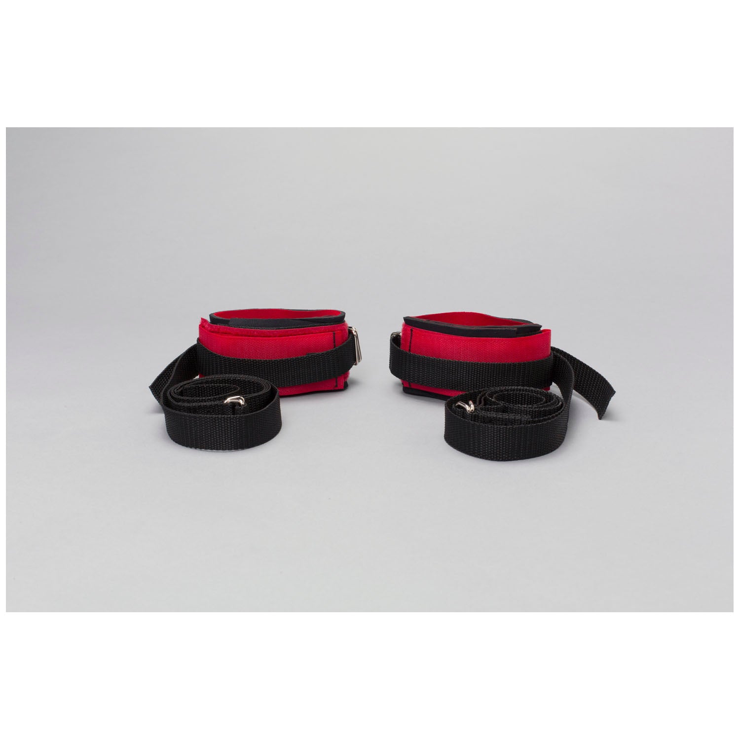 Posey Ankle Restraint, Twice-as-Tough, One Size Fits Most, Hook and Loop/Quick Release Buckle, 2-Strap, w/ Easy to Apply D-Rings, 50in, Neoprene, Red (Continental US + HI Only)