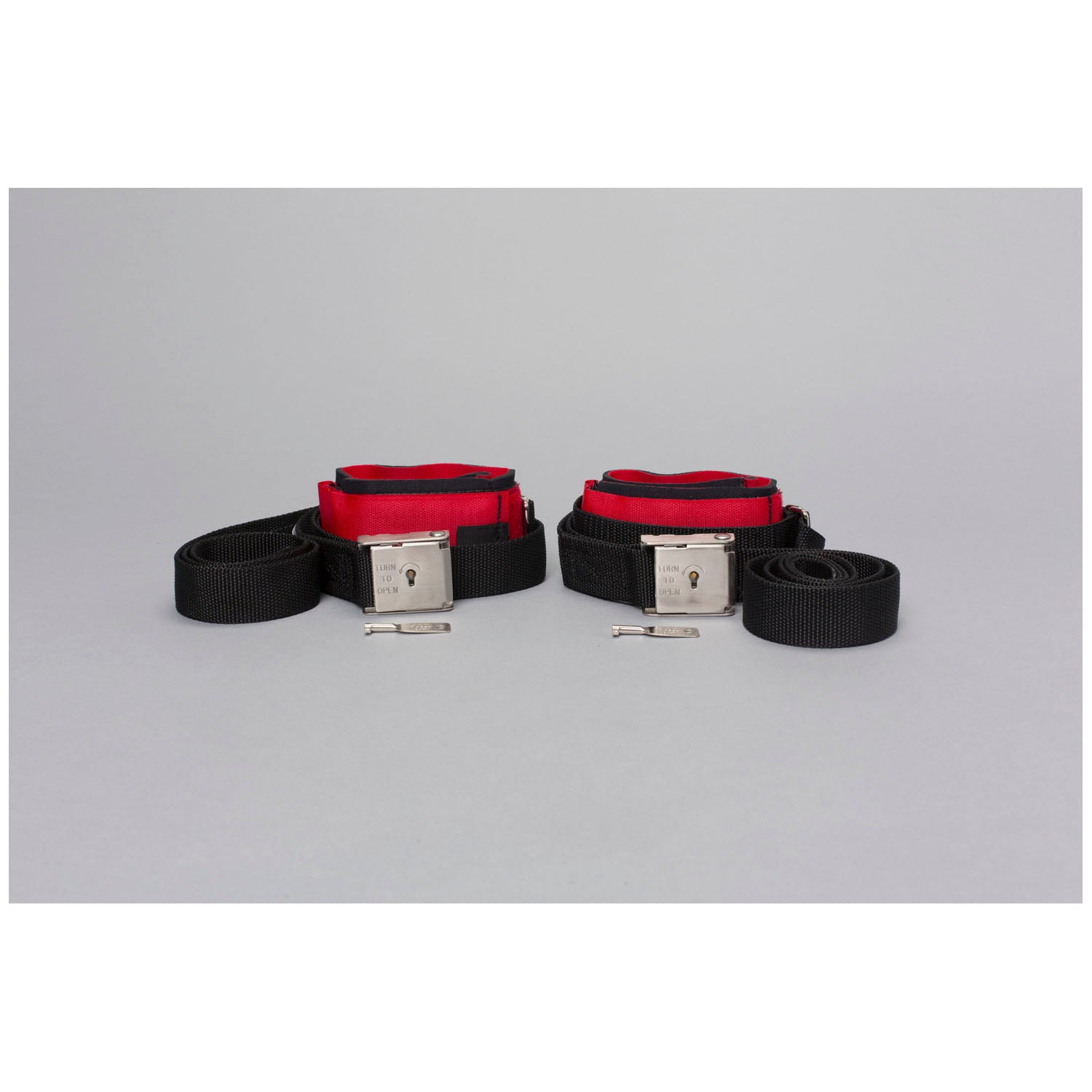 Posey Bed Wrist Restraint, Connected Set, Twice-as-Tough, One Size Fits Most, Hook and Loop Closure, 1-Strap, Neoprene, Blue (Continental US + HI Only)