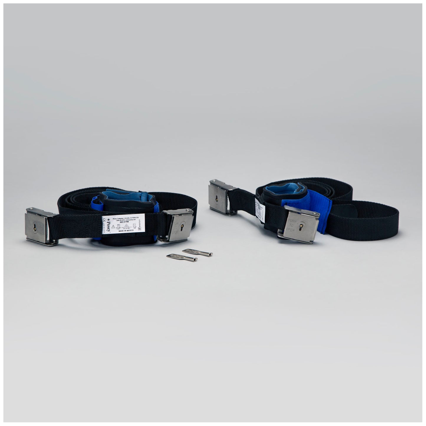 Posey Wrist Restraint, Twice-as-Tough, Once Size Fits Most, Buckle Lock, 1-Strap, Neoprene, Blue (Continental US + HI Only)