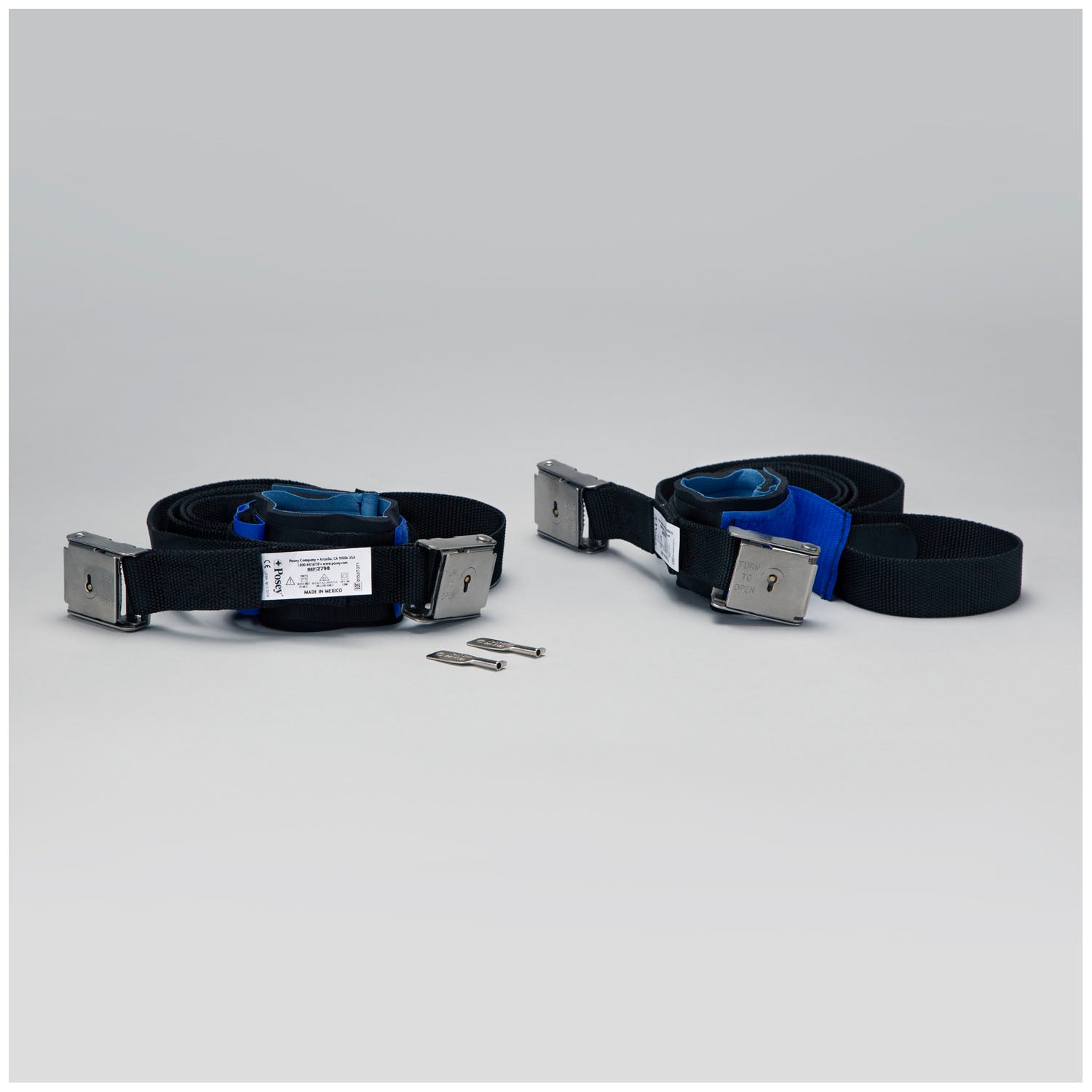 Posey Wrist Restraint, Twice-as-Tough, Once Size Fits Most, Buckle Lock, 1-Strap, Neoprene, Blue (Continental US + HI Only)