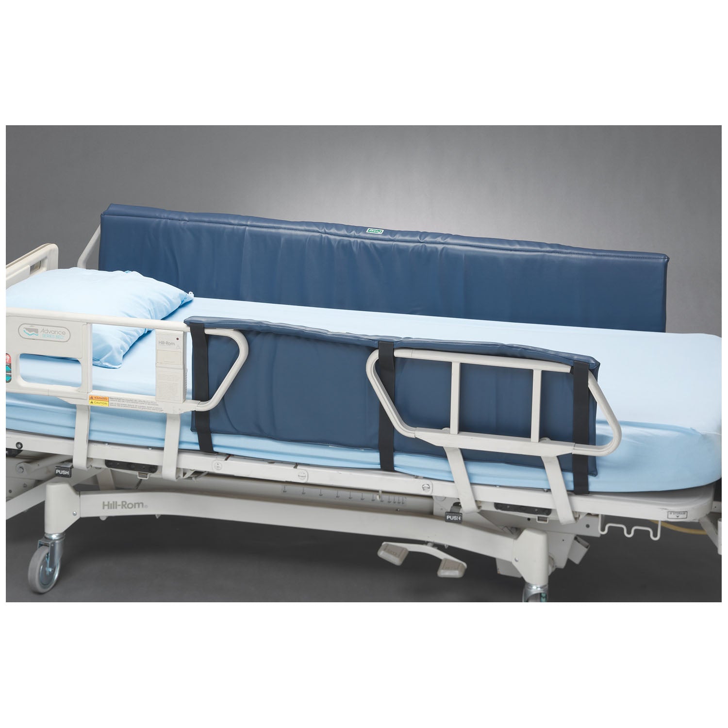 Posey Deluxe Guard Rail Pad, 43"L x 14"H, Vinyl (Continental US + HI Only)