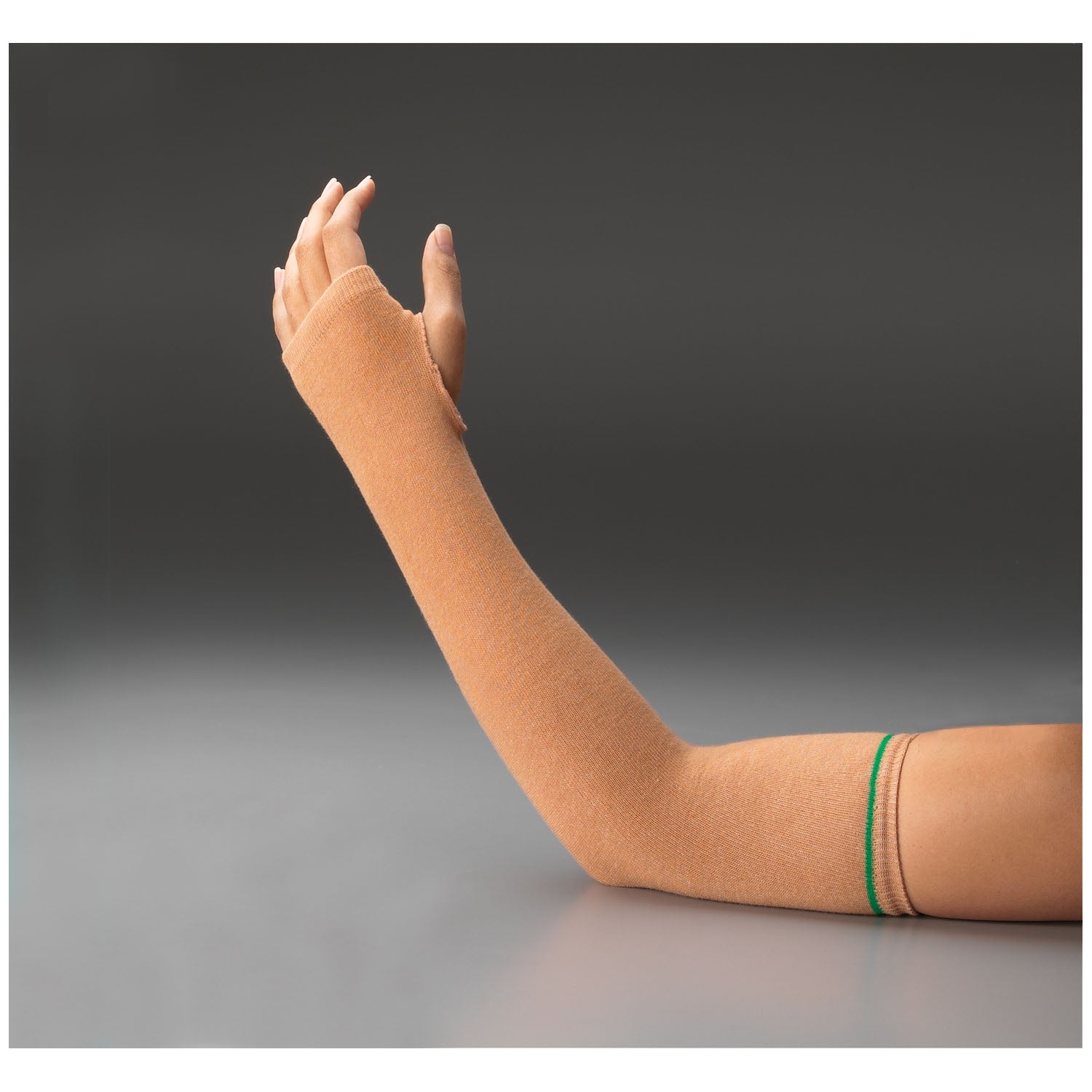 Skin Sleeves, Medium, 16 1/2"L, 11" Circumference, Light, Green Band (Continental US + HI Only)