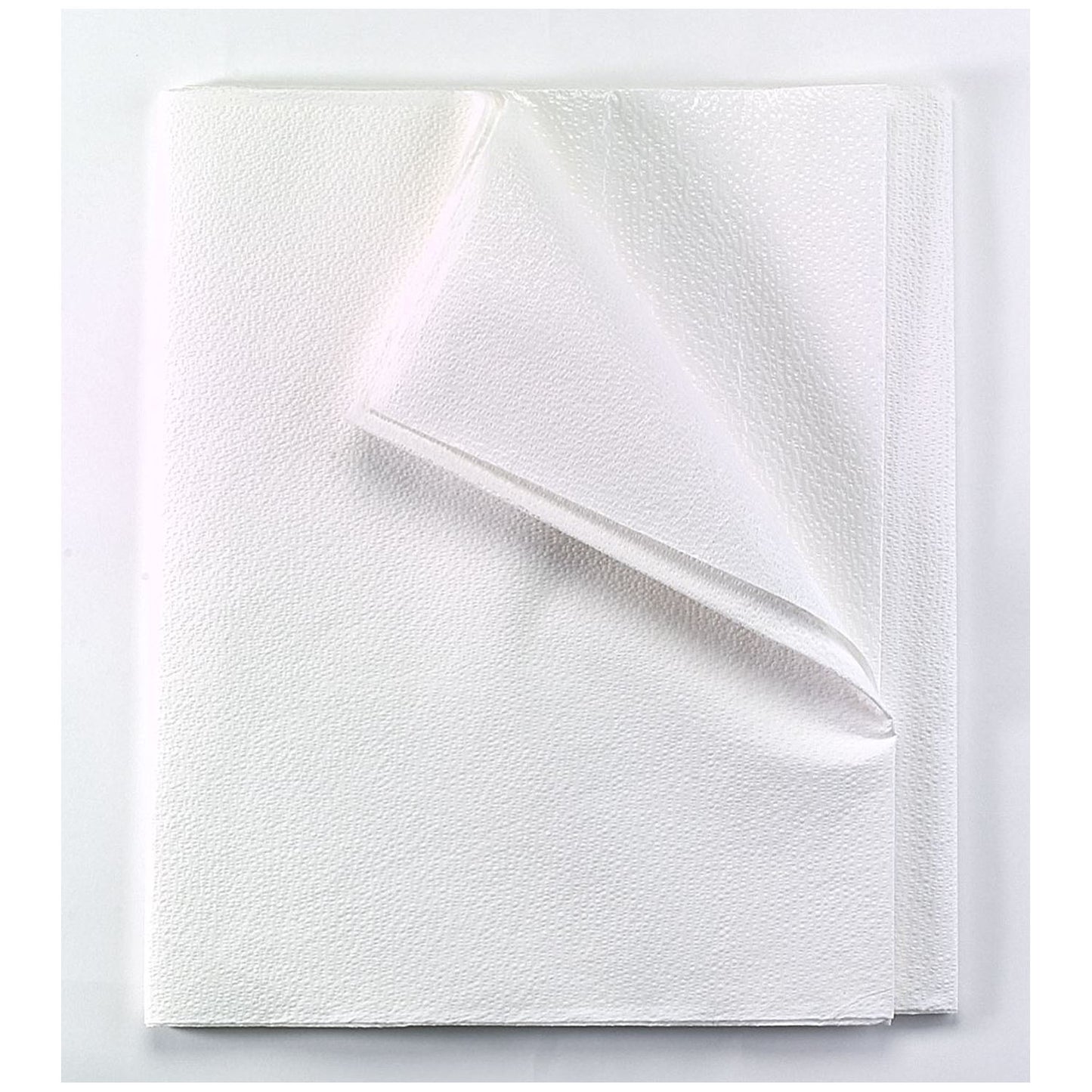 Drape Sheet, Patient, 40" x 48", 2-Ply Tissue, White, 100/cs (48 cs/plt)