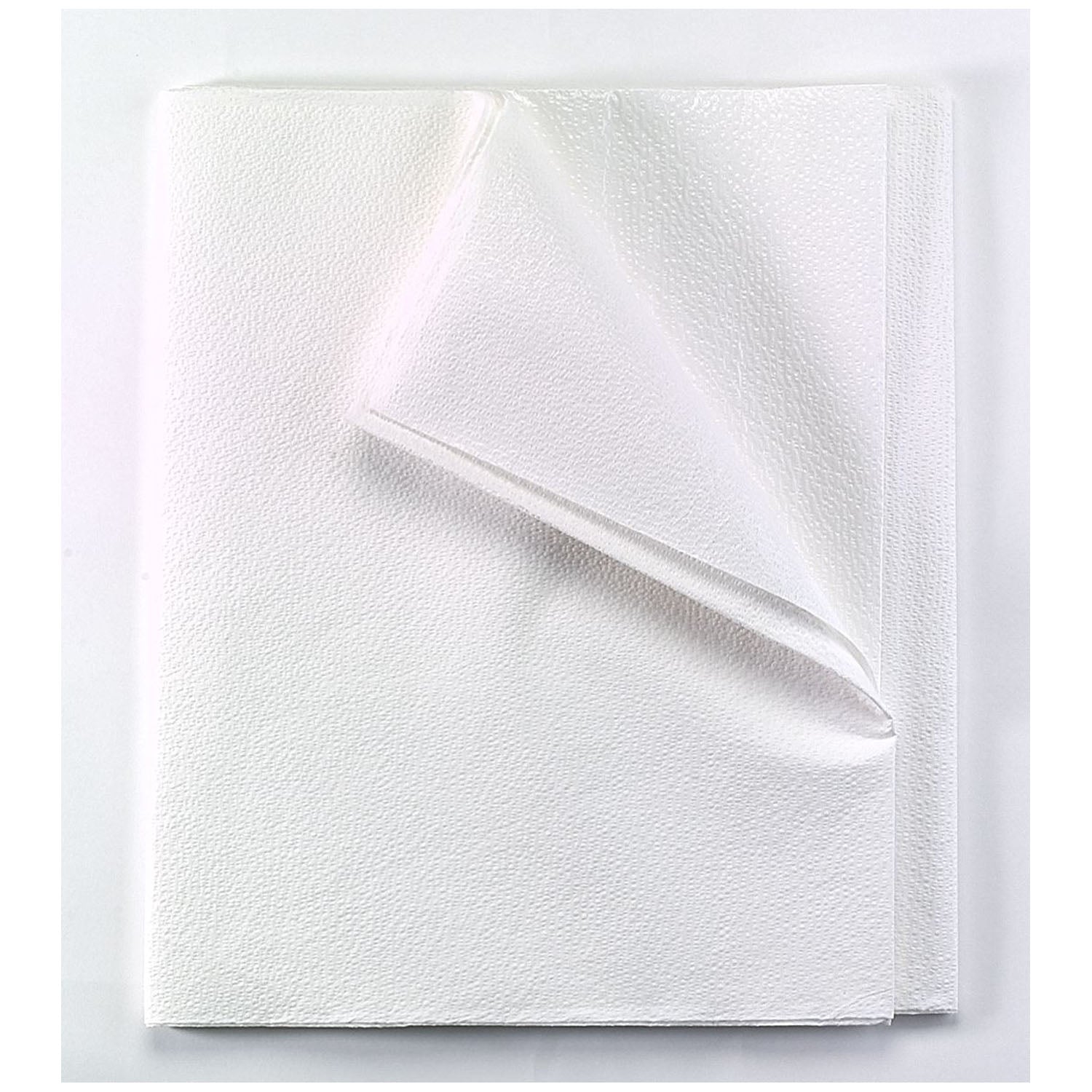 Drape Sheet, Patient, 40" x 48", 2-Ply Tissue, White, 100/cs (48 cs/plt)