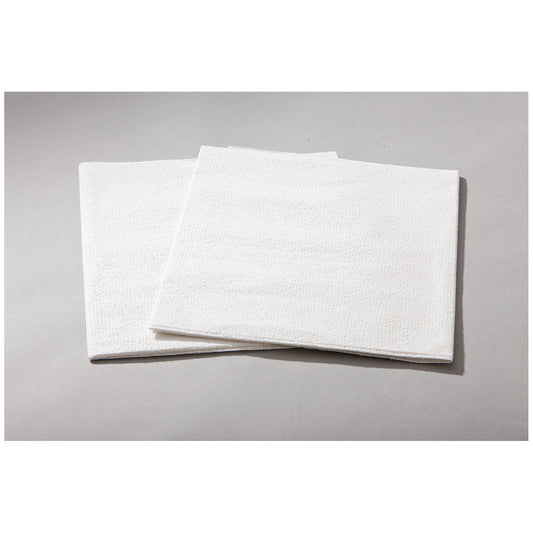 Drape Sheet, Patient, 40" x 60", 2-Ply Tissue, White, 100/cs
