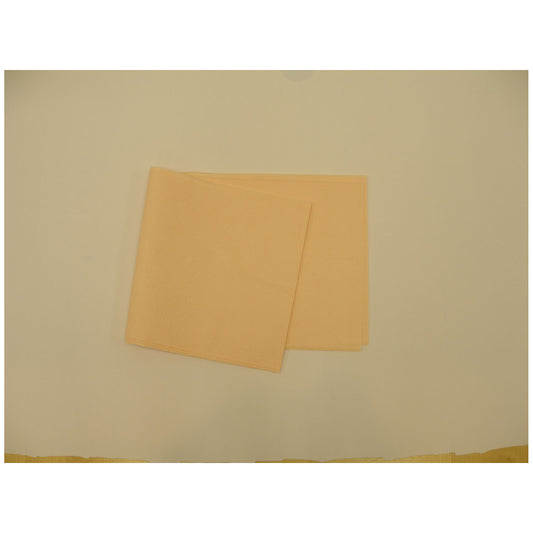 Drape Sheet, 40" x 48", Peach, 2-Ply Tissue, Latex Free (LF), 100/cs