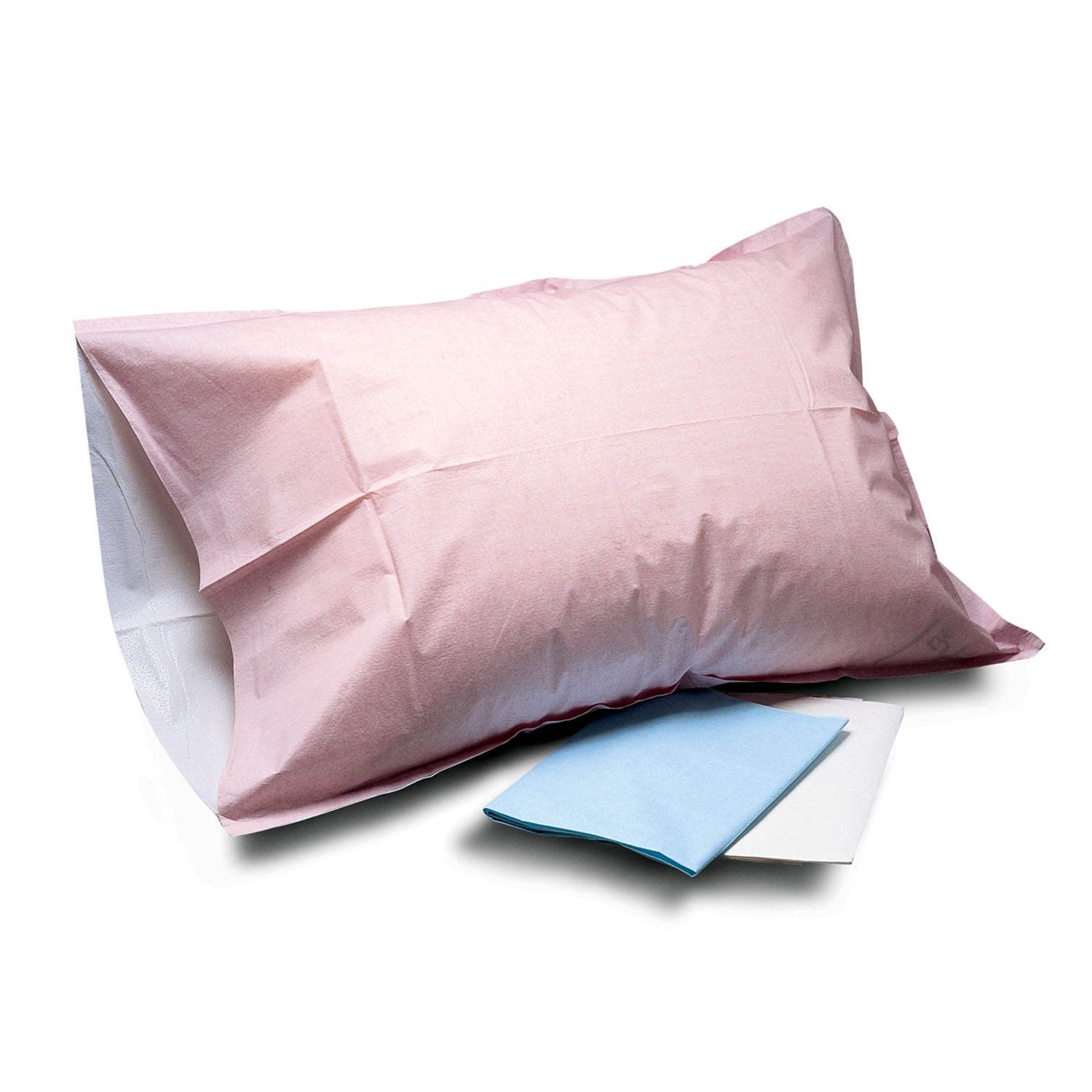 Pillowcase, 21" x 30", Tissue/ Poly, Blue, 100/cs