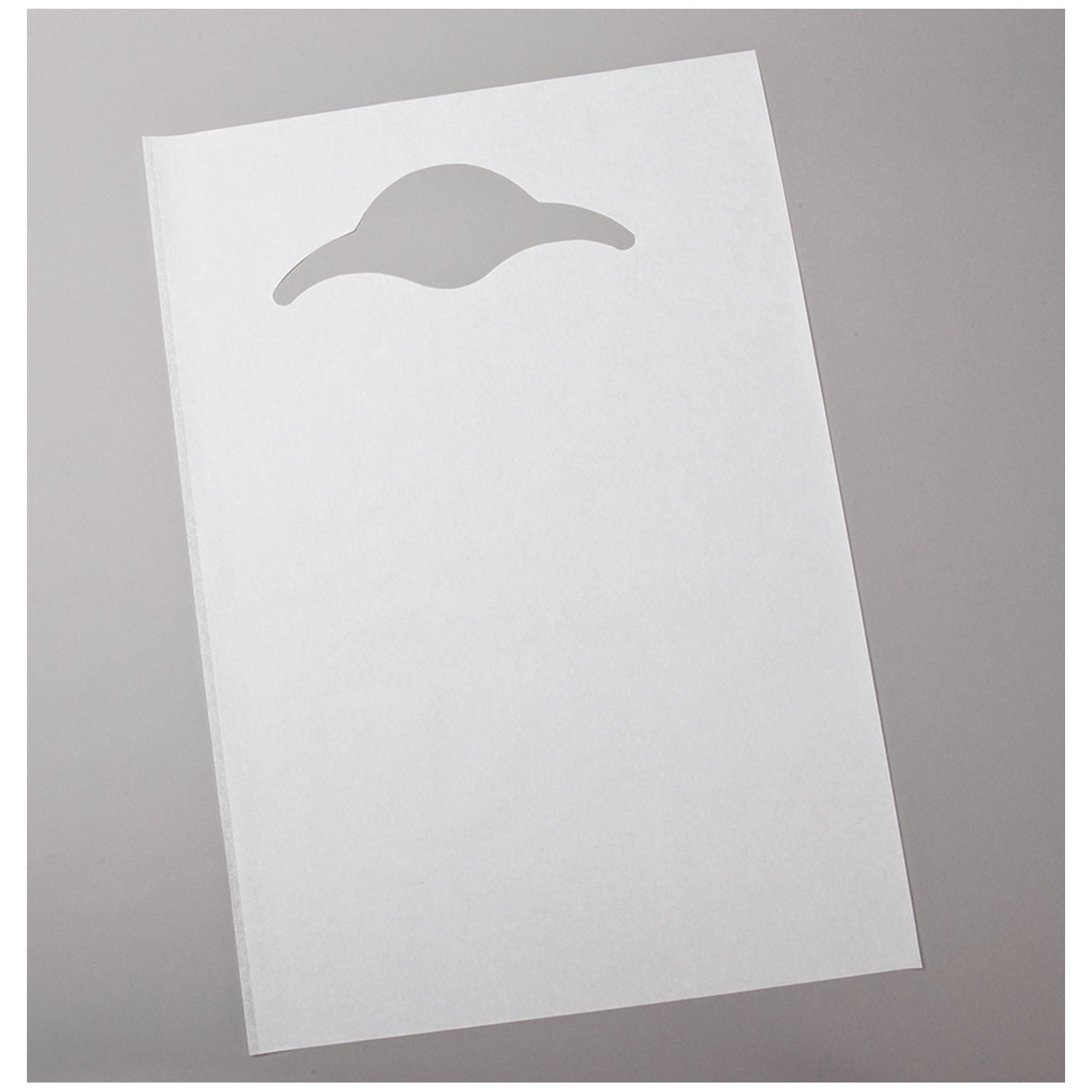 Bib, 18" x 32", Thrifty Slipover, White, 300/cs