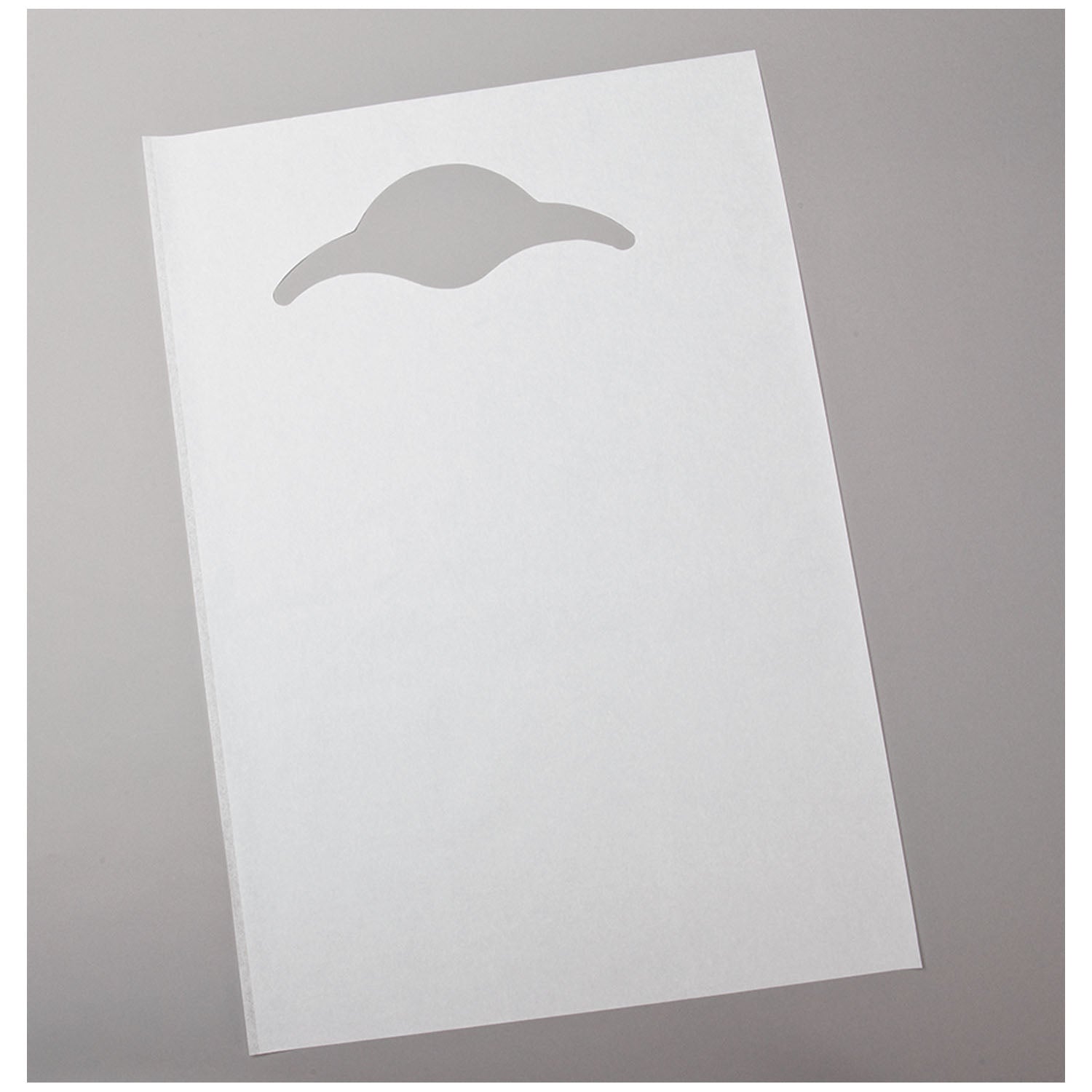 Bib, 18" x 30", Economy Slipover, White, 500/cs