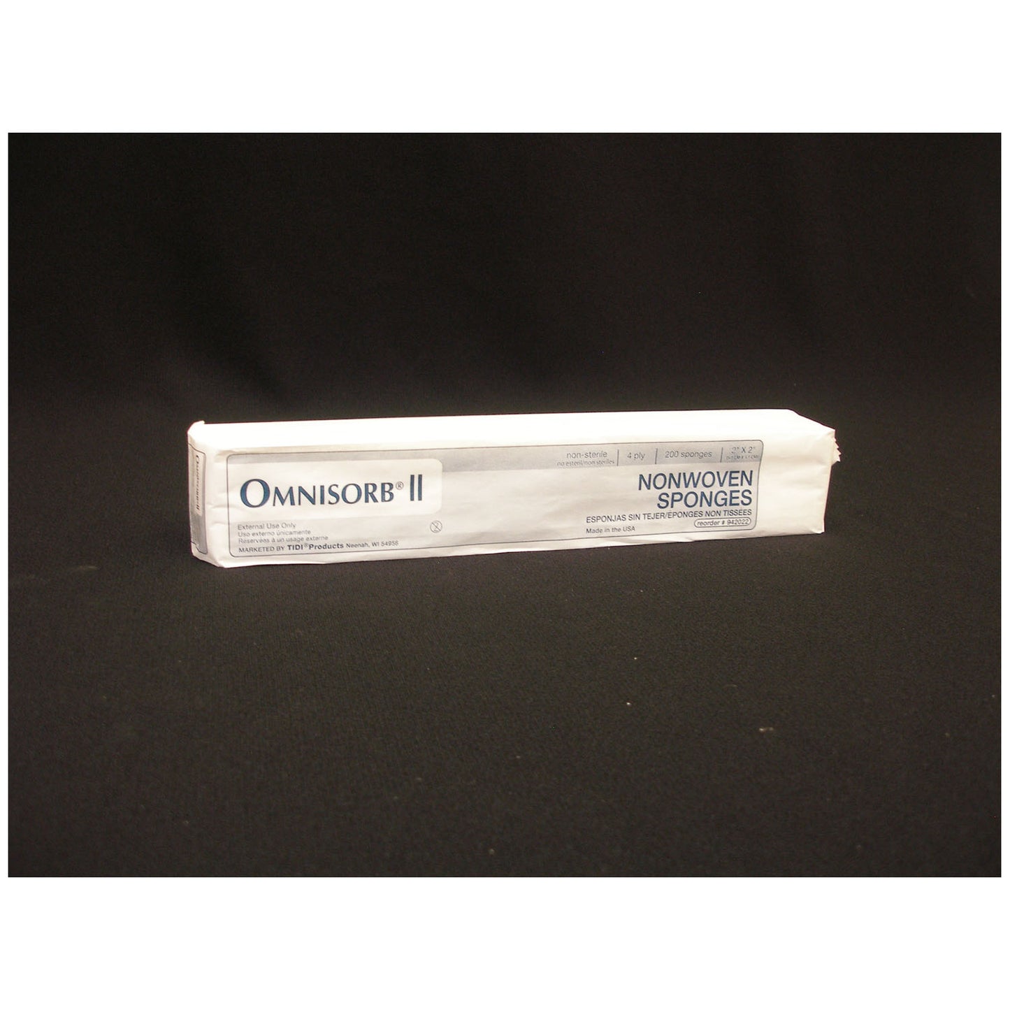 Non-Woven Sponge, 2" x 2", Non-Sterile, 200/bg, 25 bg/cs (64 cs/plt)