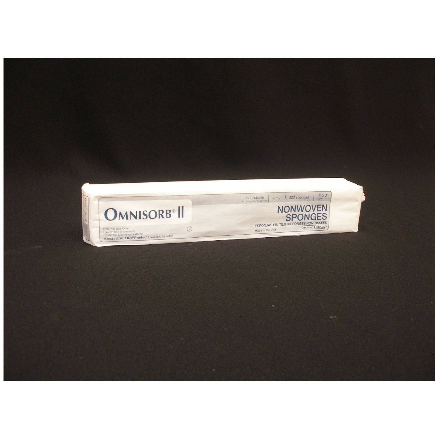Non-Woven Sponge, 2" x 2", Non-Sterile, 200/bg, 25 bg/cs (64 cs/plt)