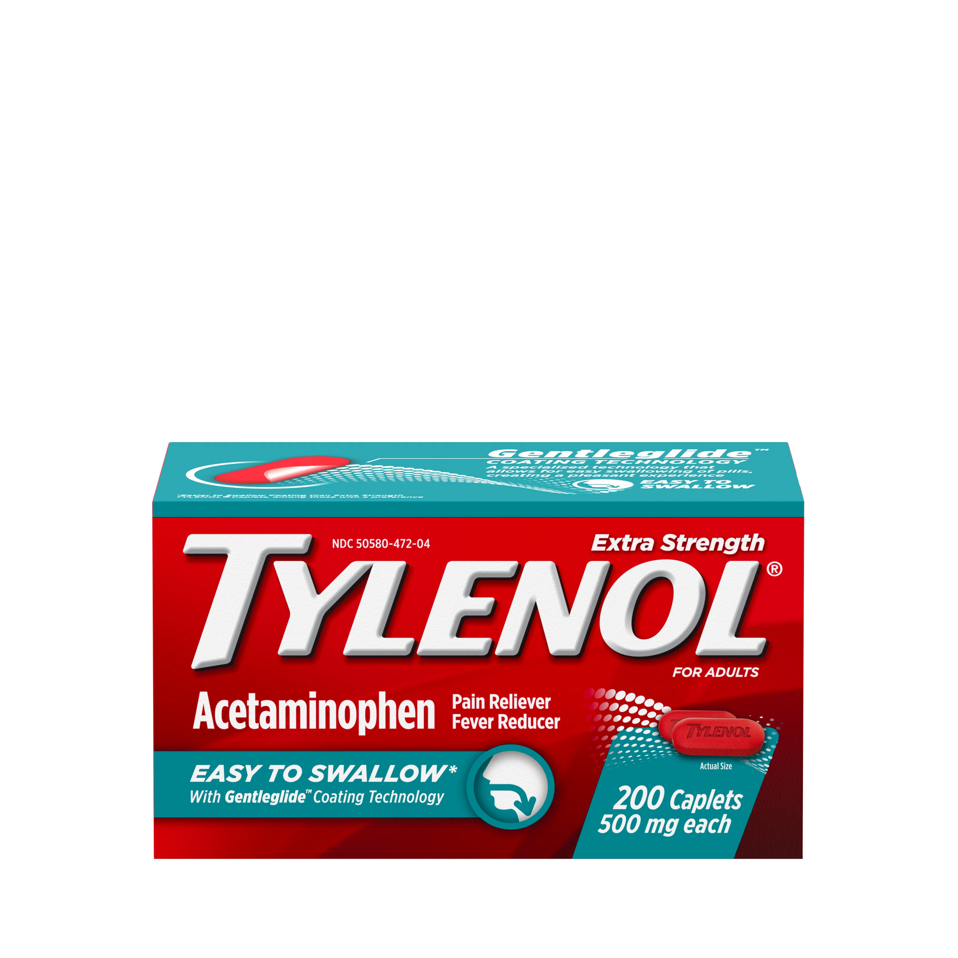 Tylenol Extra Strength, Caplets, 24ct., 6/bx, 12 bx/cs (Continental US+HI Only) (Pricing Subject to Change without Prior Notification)