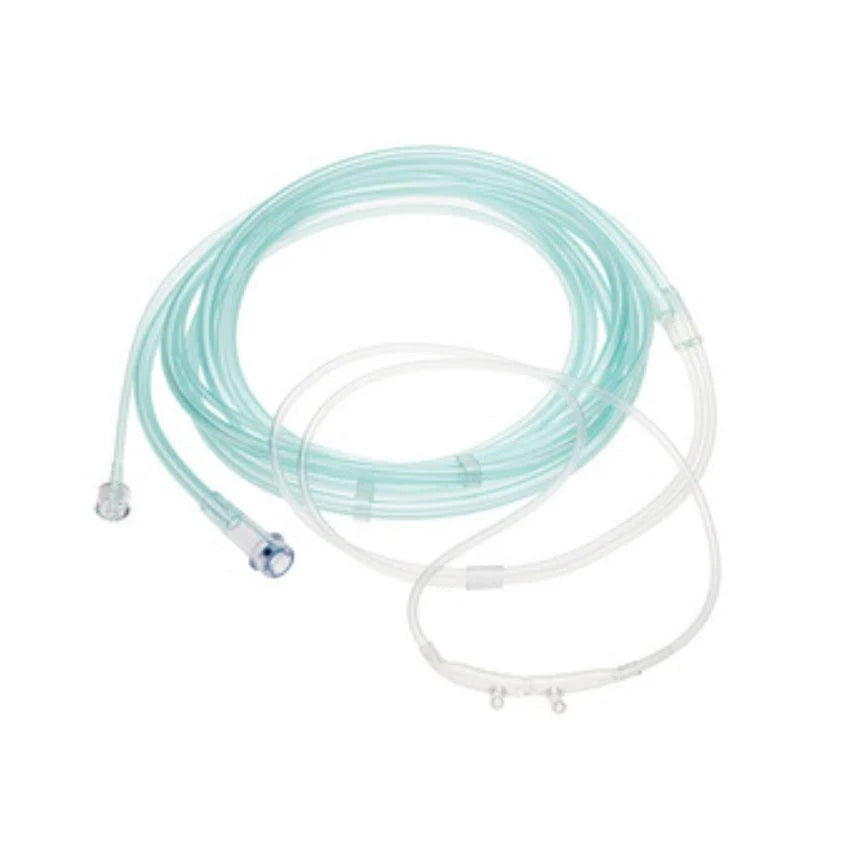 Cannula, 7 ft O2 Sampling Line, 7 ft CO2 Sampling Line, Adult, Female Luer Connector, 50/cs (Continental US Only)