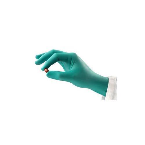 Cleanroom Glove, Nitrile, Large, Powder-Free, Beaded Cuff, Green, Latex-Free, Sterile, Disposable, 200 pr/cs (US Only)