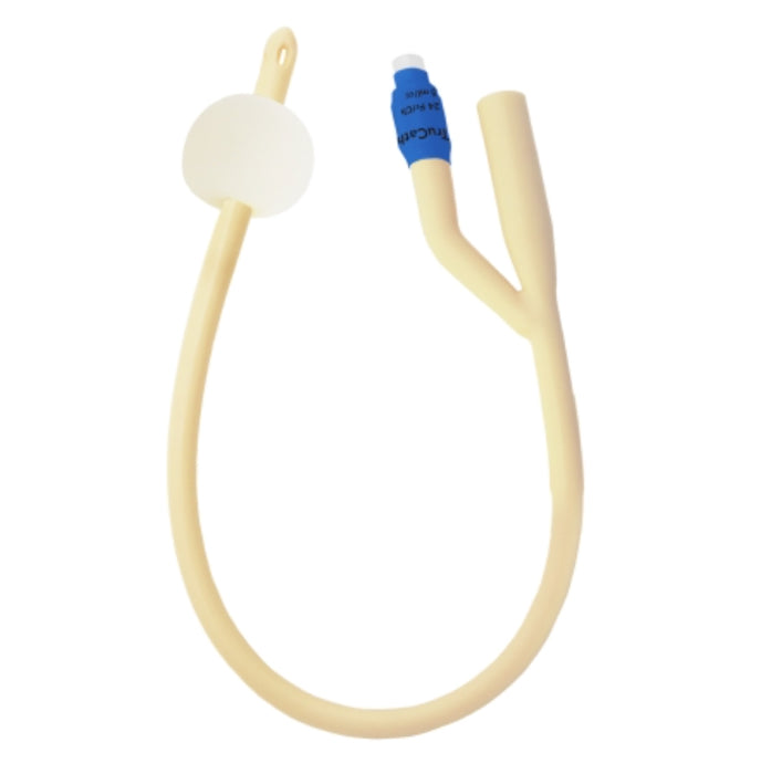 Catheter, TruCath, Silicone-Elastomer Coated Latex, Foley, 2-Way, 5ml Balloon, 24fr, 12ea/cs