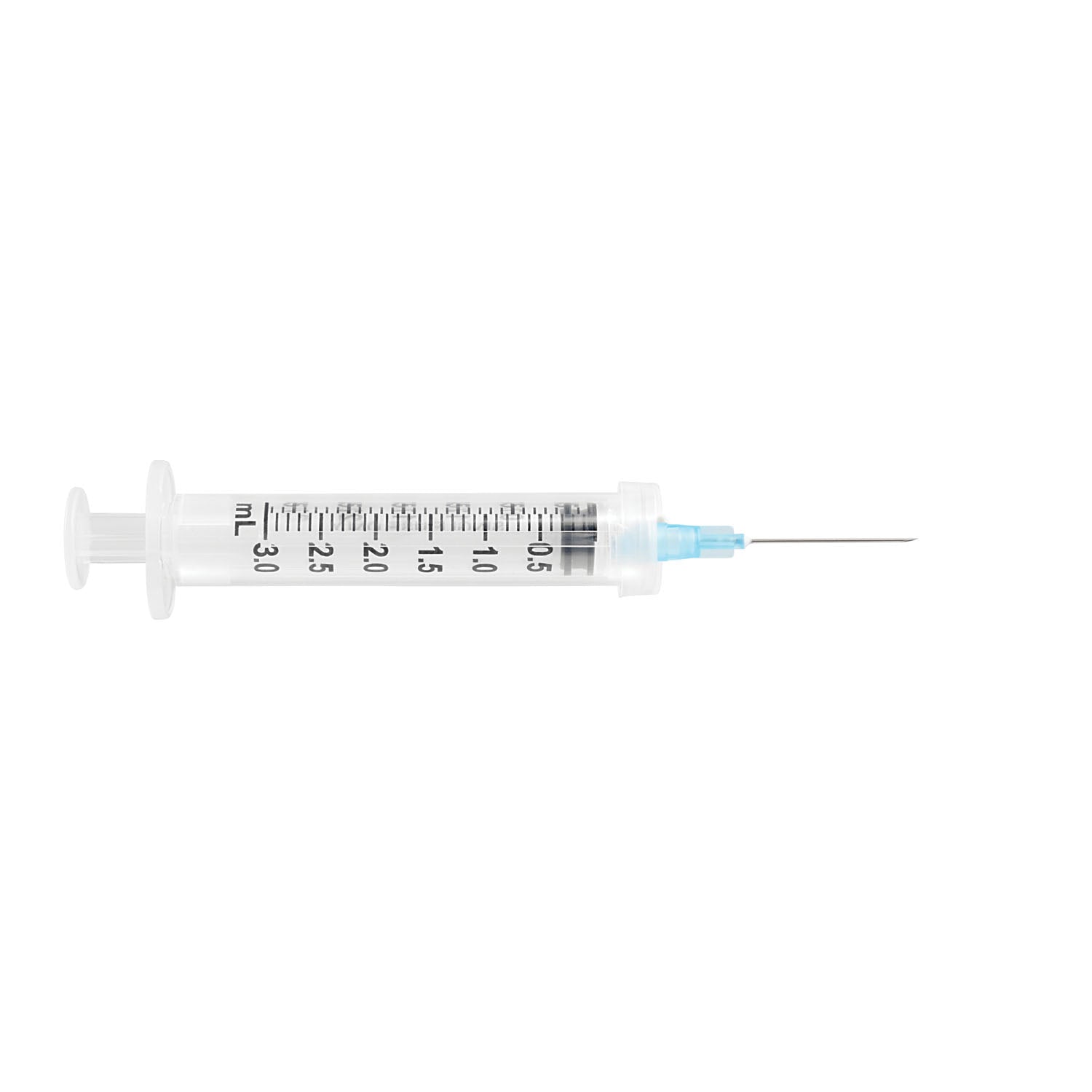 Safety Syringe, Detachable Needle, 3mL, 23G x 1", 100/bx