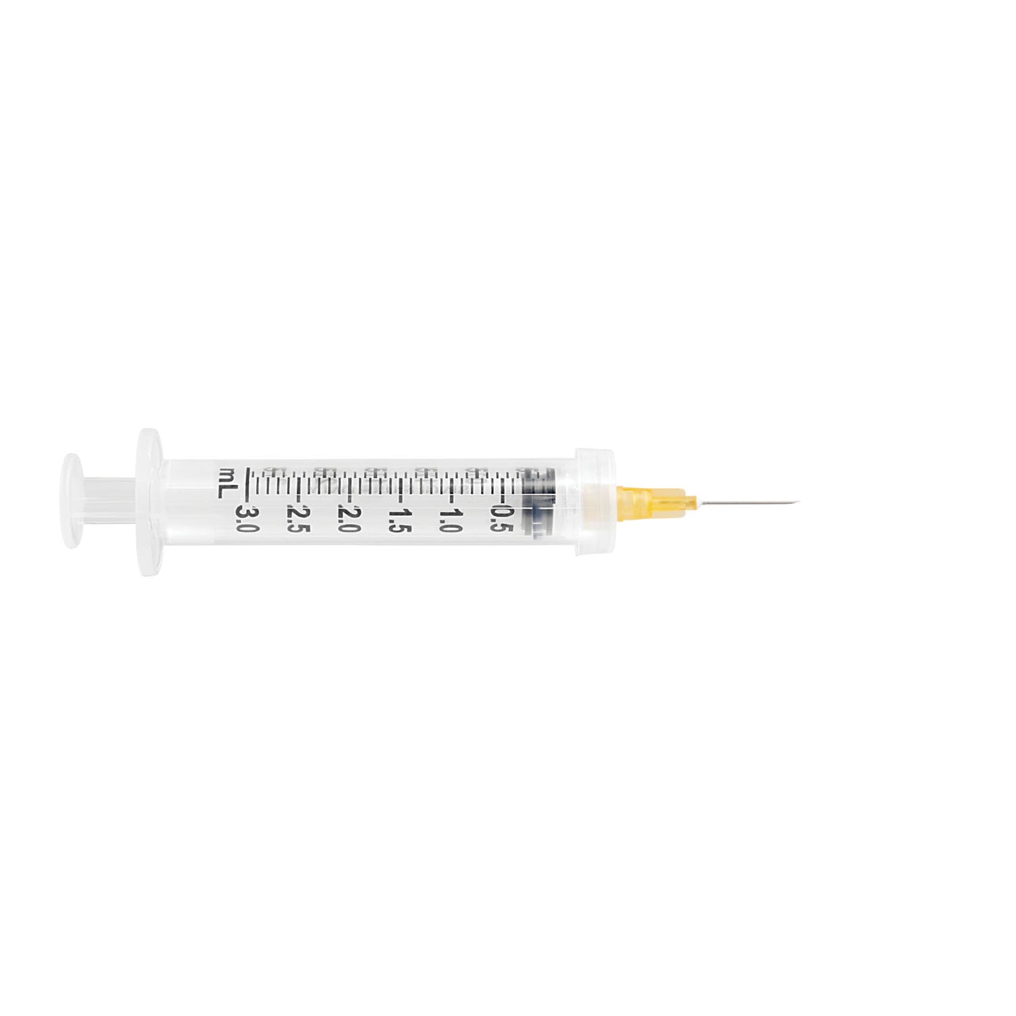 Safety Syringe, Detachable Needle, 3mL, 25G x 5/8", 100/bx