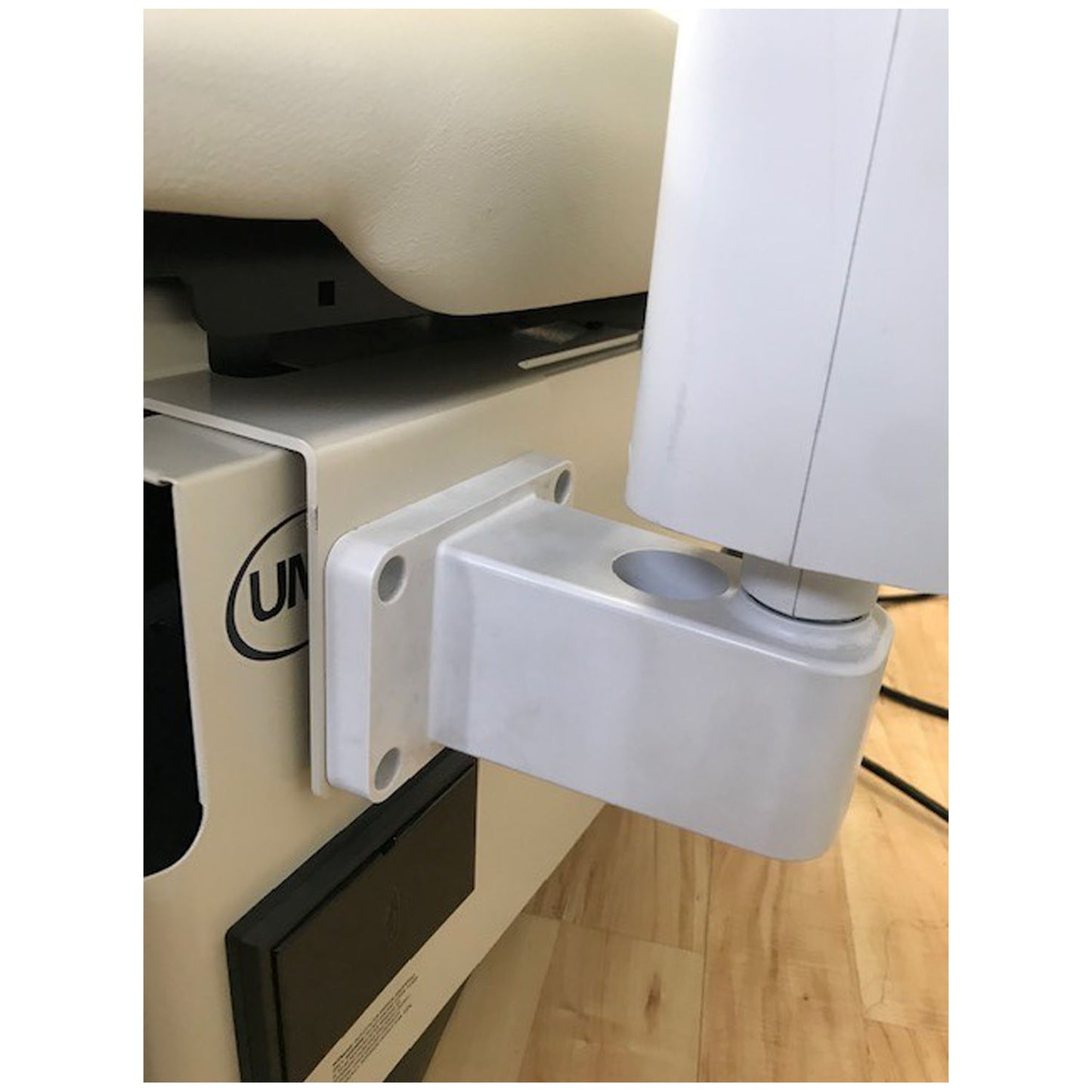 Front Mounting Plate for Welch Allyn Light Bracket #48955 (Patient Right) Compatible with WA Green Series Light 48810, Field Installable for Series 4010-650, 4011-650, 5016-650 (DROP SHIP ONLY)