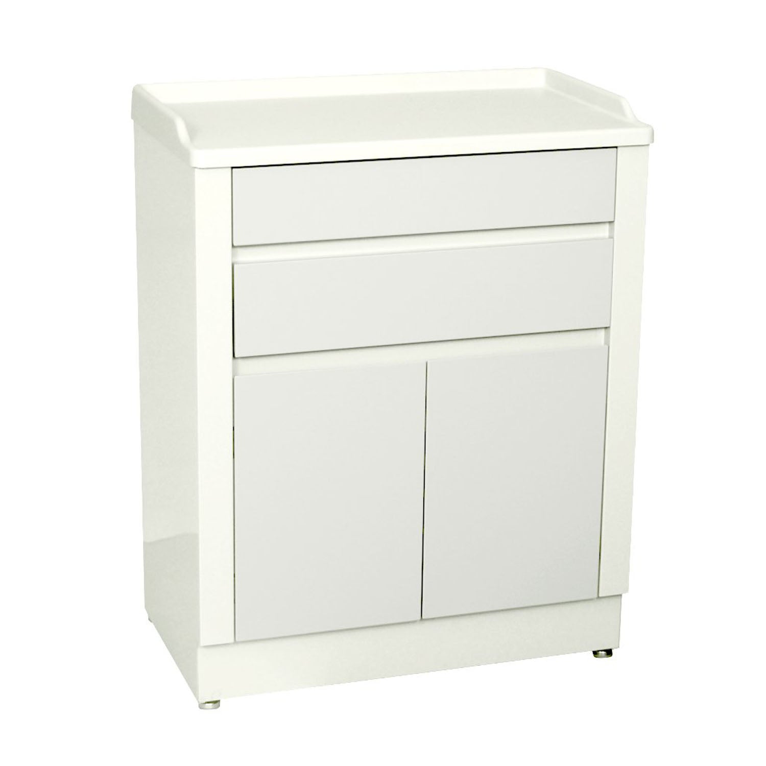 Treatment Cabinet, 6120, Two (2) Doors, Two (2) Drawers, One (1) Shelf, 27"W x 34"H x 16.5"D, Quiet White (DROP SHIP ONLY)