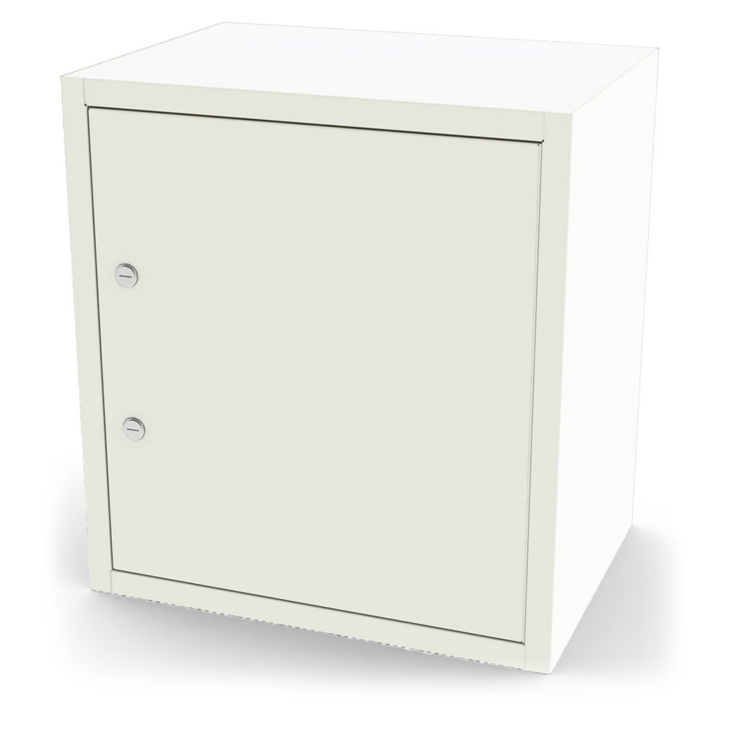 Narcotic Shelf, 7785, Steel with Five (5) Adjustable Steel Shelves, Single Door, Double Lock,(keyed differently) 18.625 W (47.3cm) x 20.25 H (51.4cm) x 13.625 D (34.6cm), Quiet White (DROP SHIP ONLY)