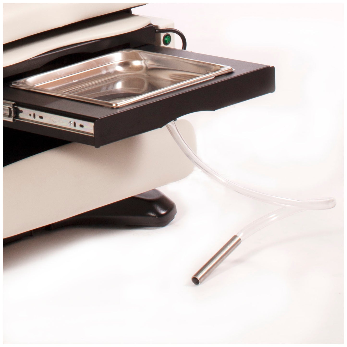 Drain Pan with Spout, Stainless Steel, Factory Installed for 4040-650-100, 4040-650-100B, 4040-650-200, 4040-650-200B, 4040-650-300, 4040-650-300B, 4070-650-100, 4070-650-100B, 4070-650-200, 4070-650-200B, 4070-650-300, 4070-650-300B, 5240, 5240-145, 5240-145B, 5240B, 5250, 5250B (DROP SHIP ONLY)