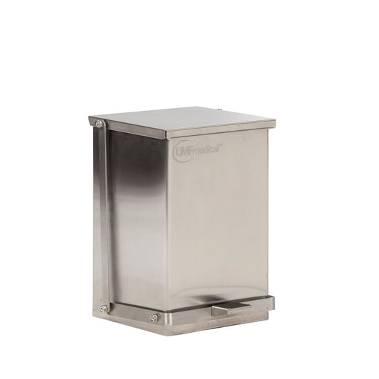 Waste Receptacle, Step-On, Stainless Steel, 24 Quart (6 Gallon / 23 Liter) (DROP SHIP ONLY)