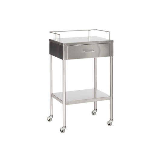 Utility Table, Stainless Steel, One (1) Drawer, One (1) Shelf, 20"W x 35.25"H x 16"D (DROP SHIP ONLY)