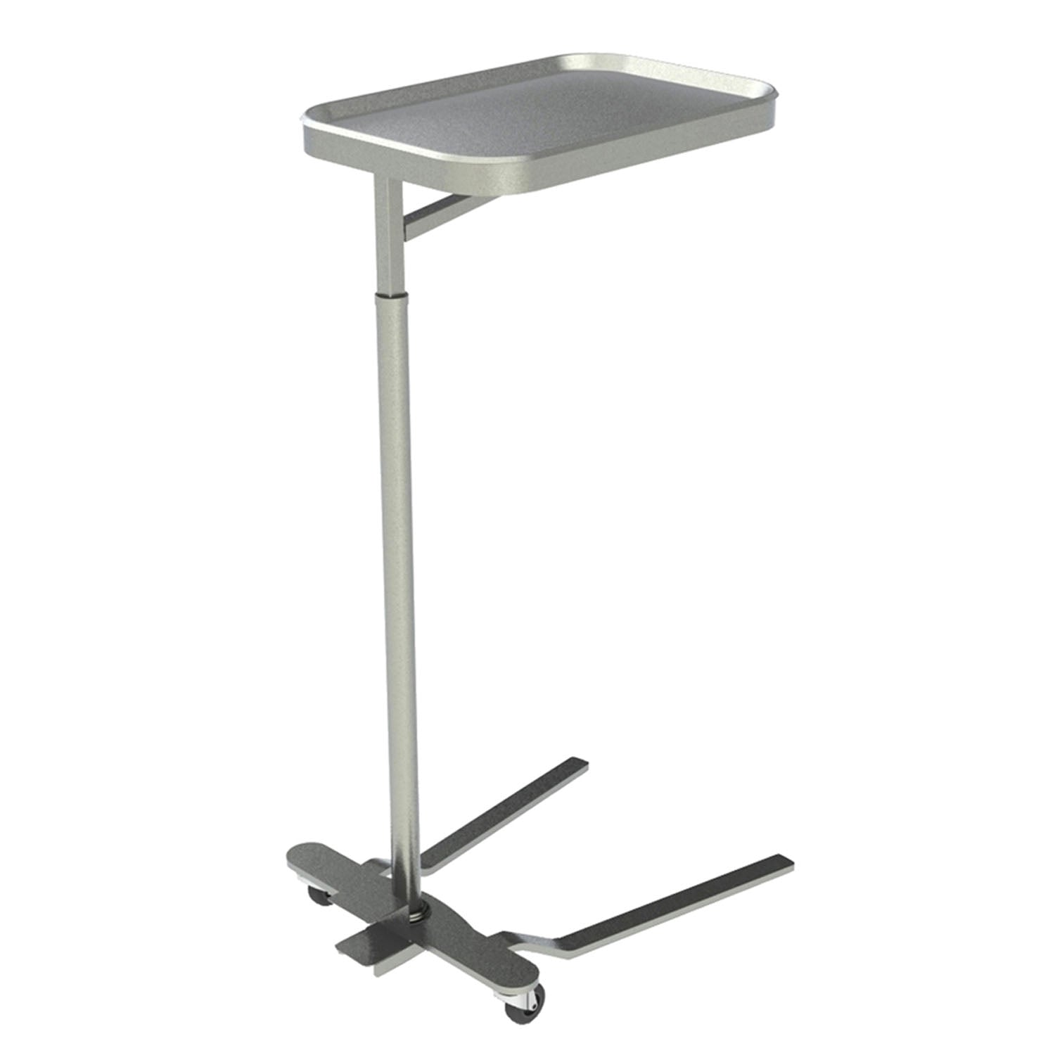 Mayo Instrument Stand, Stainless Steel with Foot Pedal, 13" x 19" (DROP SHIP ONLY)